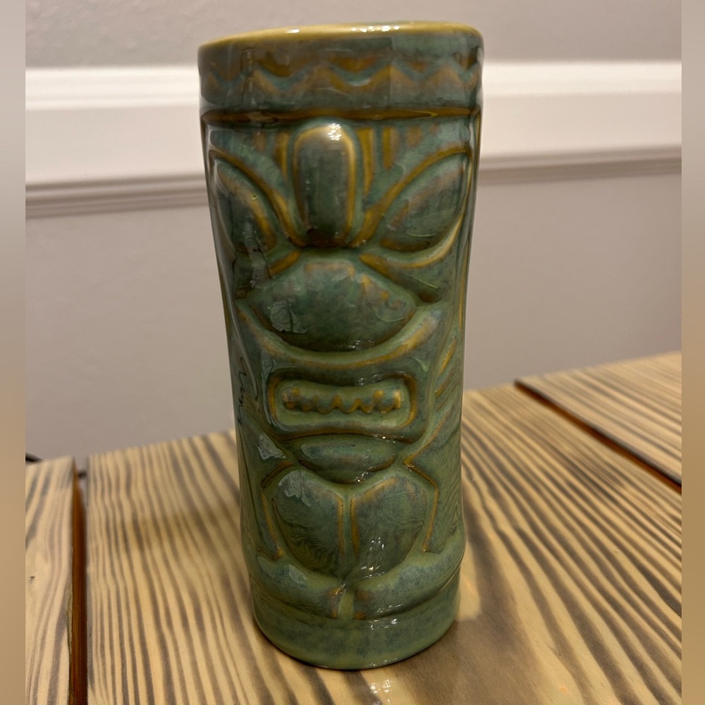Tiki ceramic Totem mug Hawaiian barware/Shonfelds USA